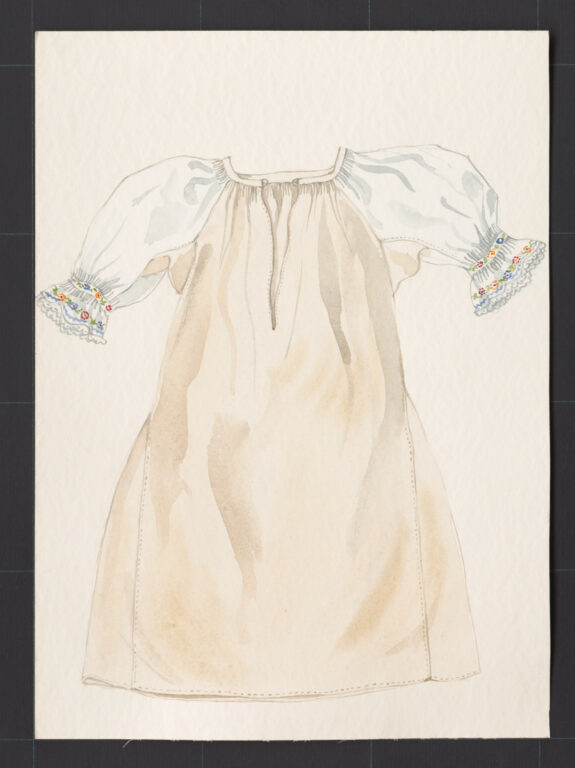 Kresba – košeľa ženská