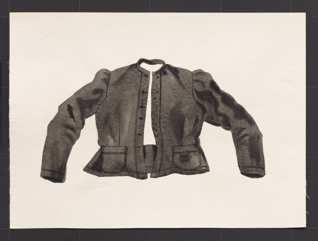 Kresba – kabátik ženský