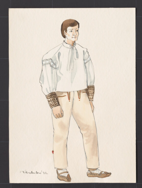 Kresba – odev mužský pracovný