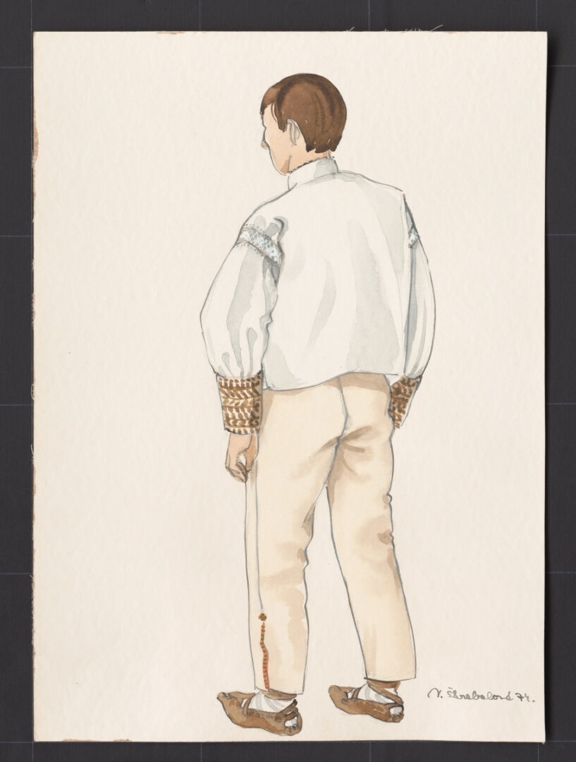 Kresba – odev mužský pracovný