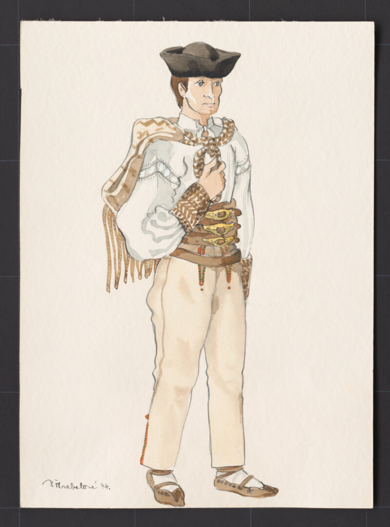 Kresba – odev mužský pracovný