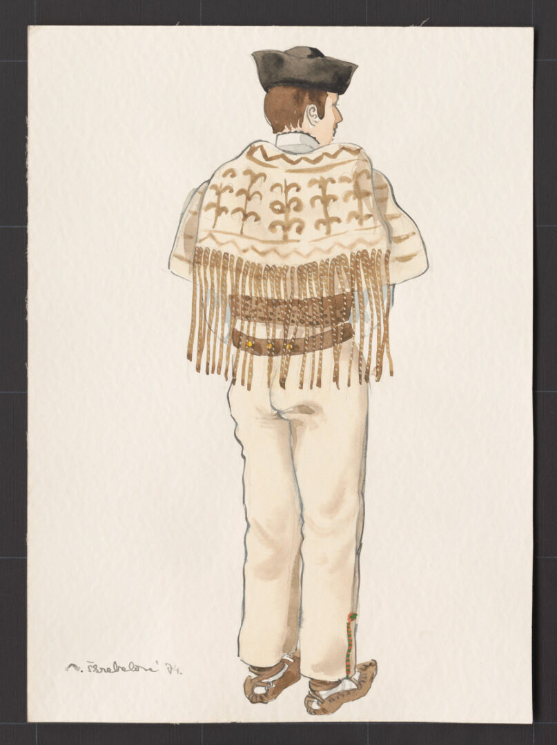 Kresba – odev mužský pracovný