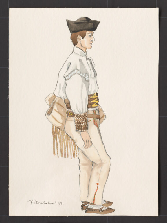 Kresba – odev mužský pracovný