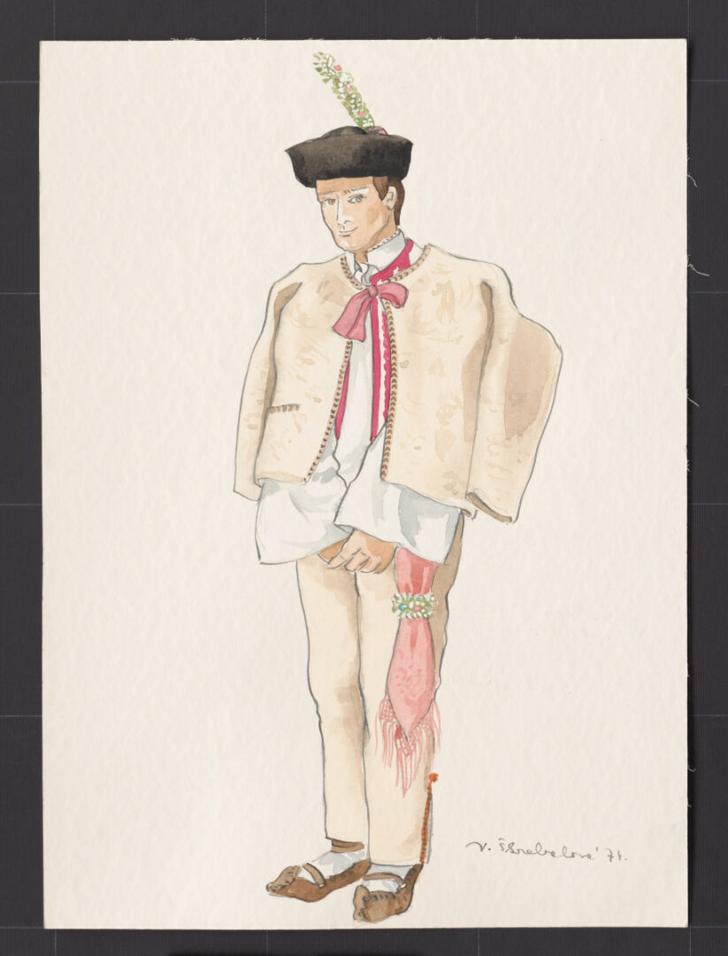 Kresba – odev ženícha