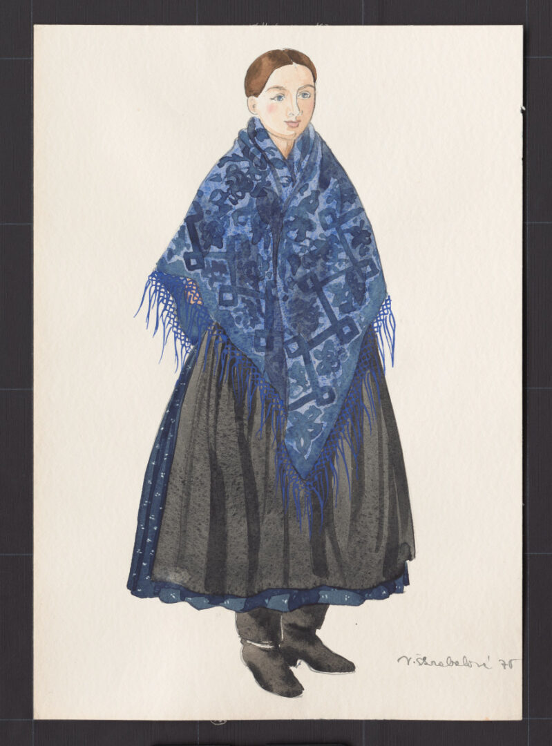 Kresba – odev dievčenský