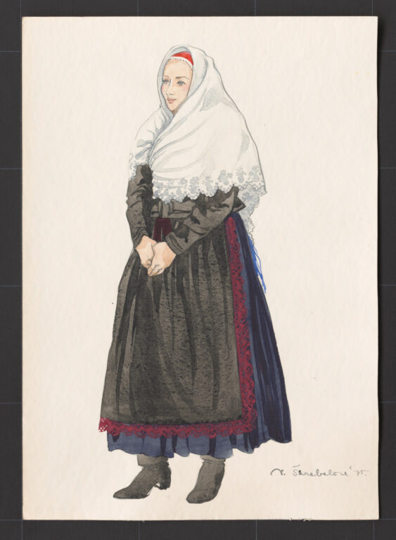 Kresba – odev ženský na chladnejšie počasie