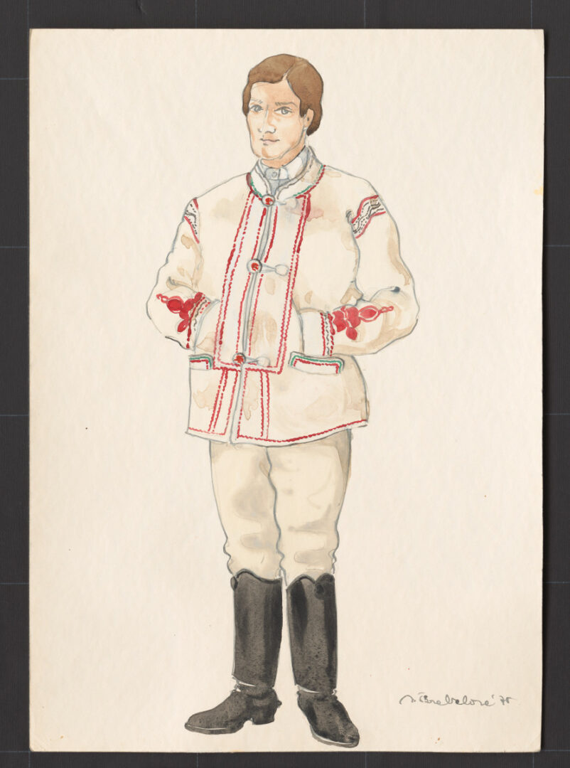 Kresba – odev mužský zimný