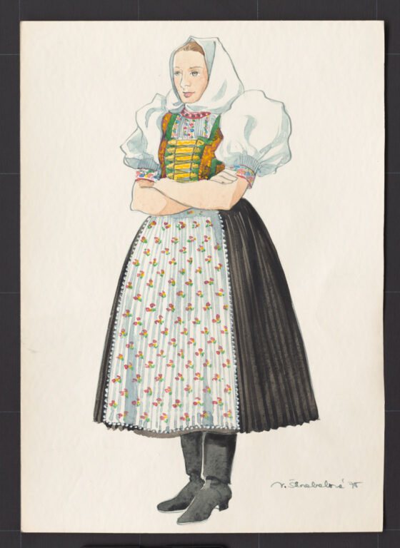 Kresba – nevesta po začepení