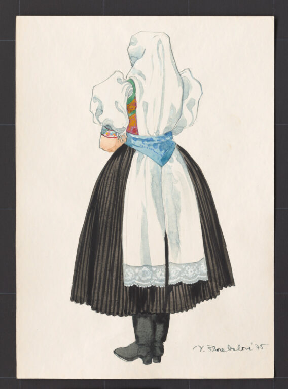 Kresba – nevesta po začepení