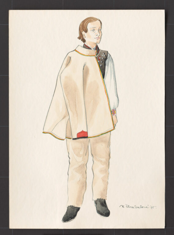 Kresba – odev mužský zimný