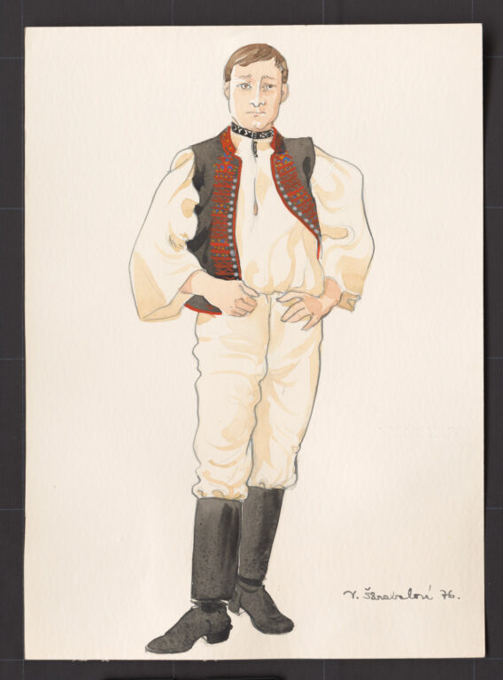 Kresba – odev mužský pracovný