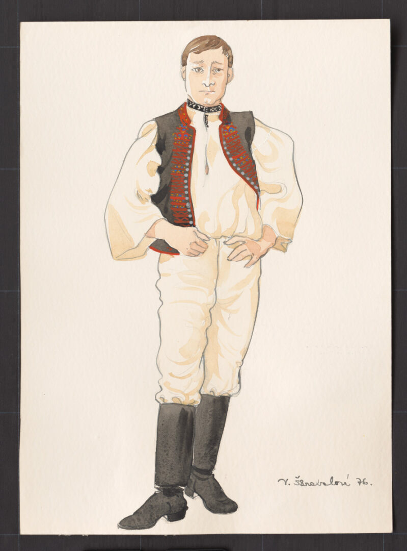 Kresba – odev mužský pracovný