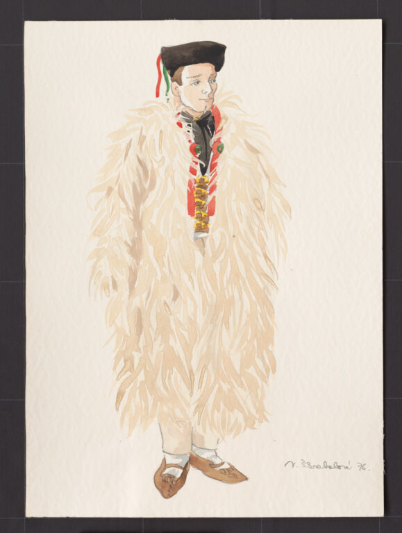 Kresba – muž v gube