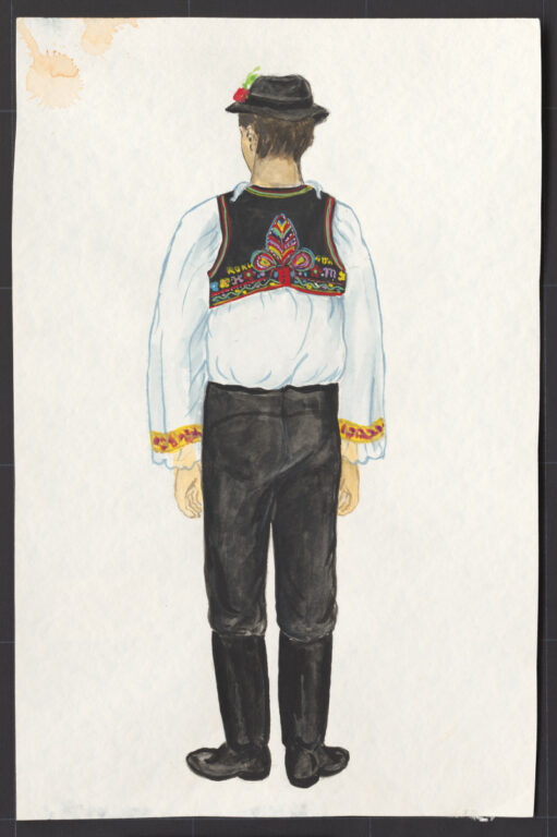 Kresba – odev mládenecký