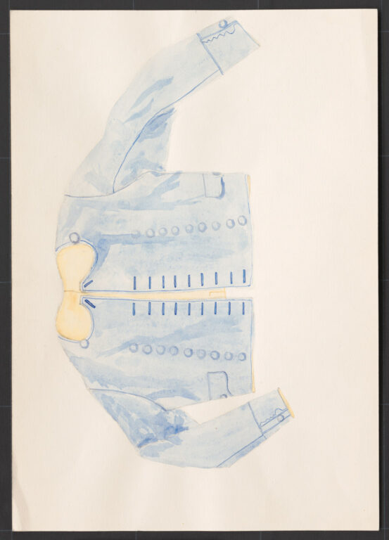 Kresba – kabátik mužský