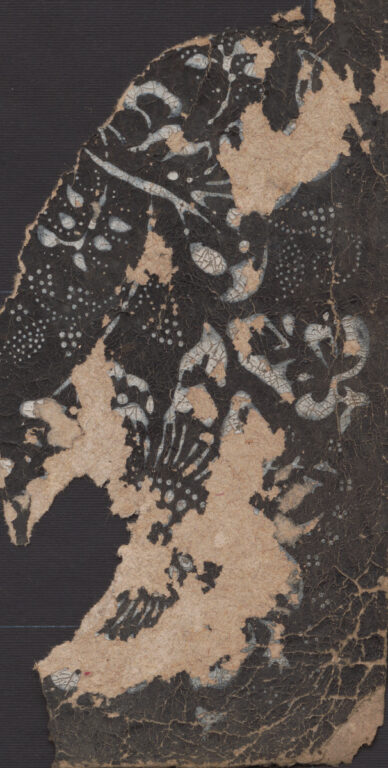 Vzorkovník modrotlačový – 14dvojhárkov,21listov,14fragmentov