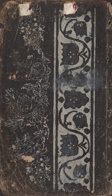 Vzorkovník modrotlačový – 11dvojhárkov,63listov,1obal