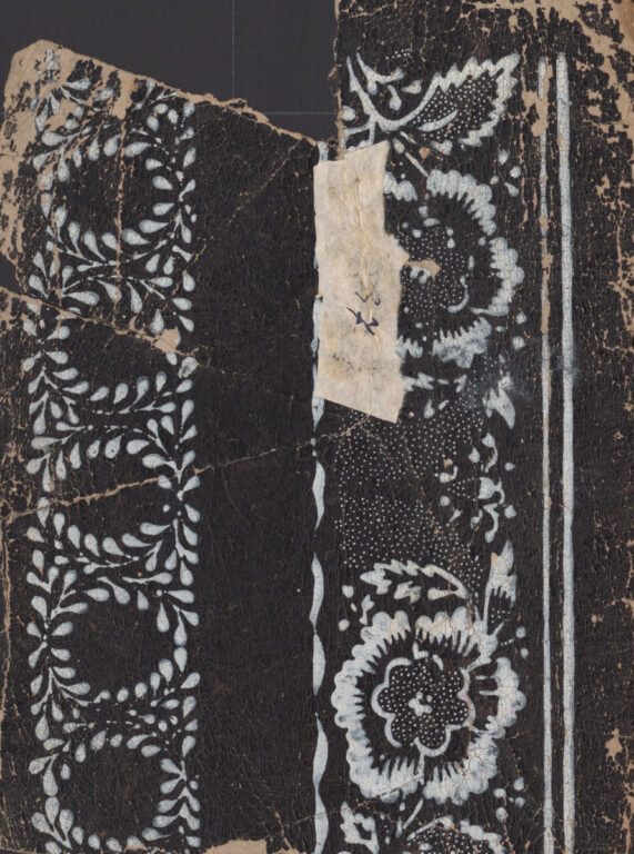 Vzorkovník modrotlačový – 11dvojhárkov,63listov,1obal