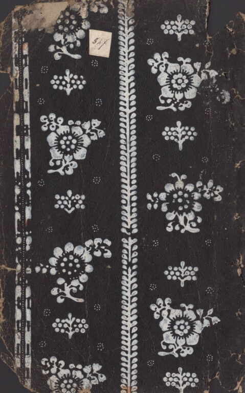 Vzorkovník modrotlačový – 11dvojhárkov,63listov,1obal