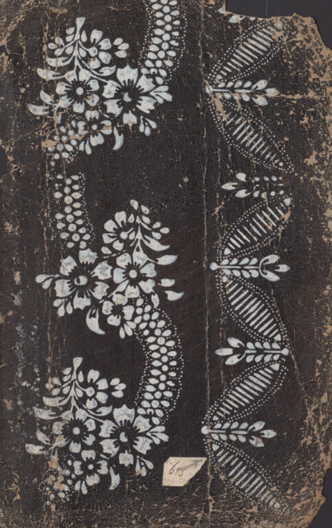 Vzorkovník modrotlačový – 11dvojhárkov,63listov,1obal