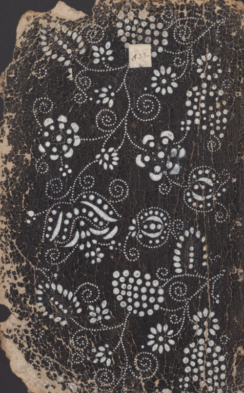 Vzorkovník modrotlačový – 11dvojhárkov,63listov,1obal