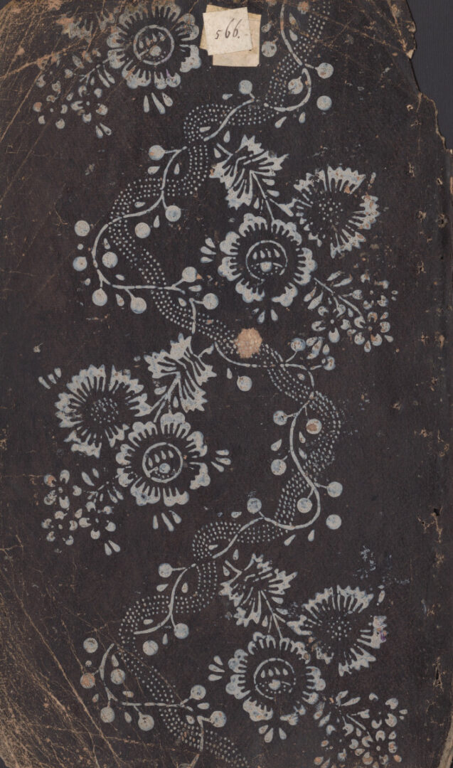 Vzorkovník modrotlačový – 11dvojhárkov,63listov,1obal