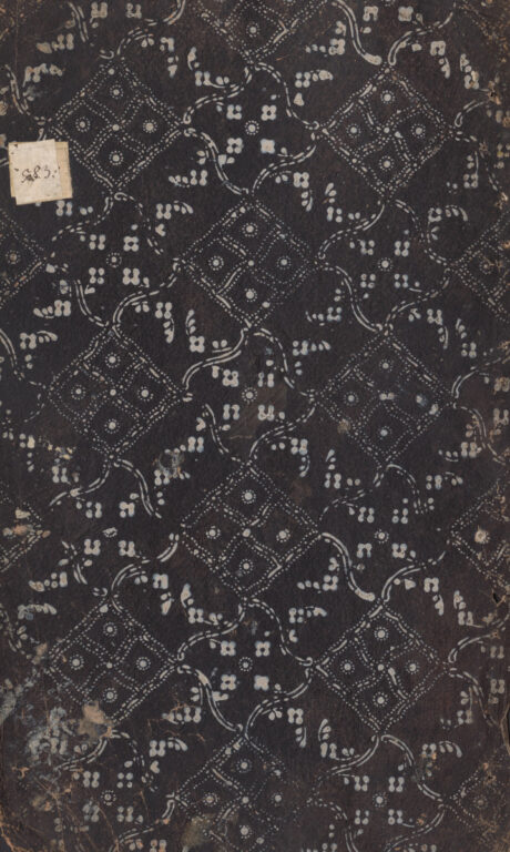 Vzorkovník modrotlačový – 11dvojhárkov,63listov,1obal