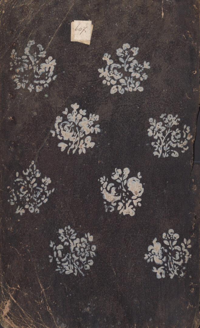 Vzorkovník modrotlačový – 11dvojhárkov,63listov,1obal