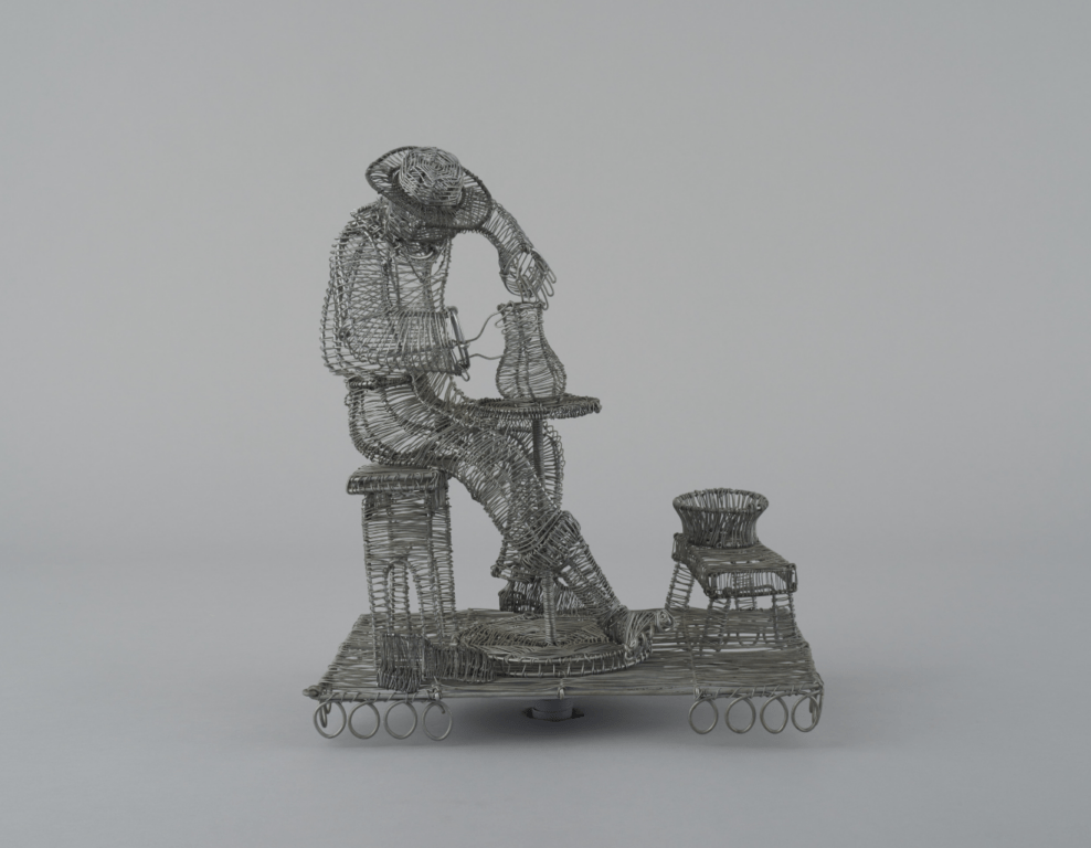 Figúra drôtená – Keramikár