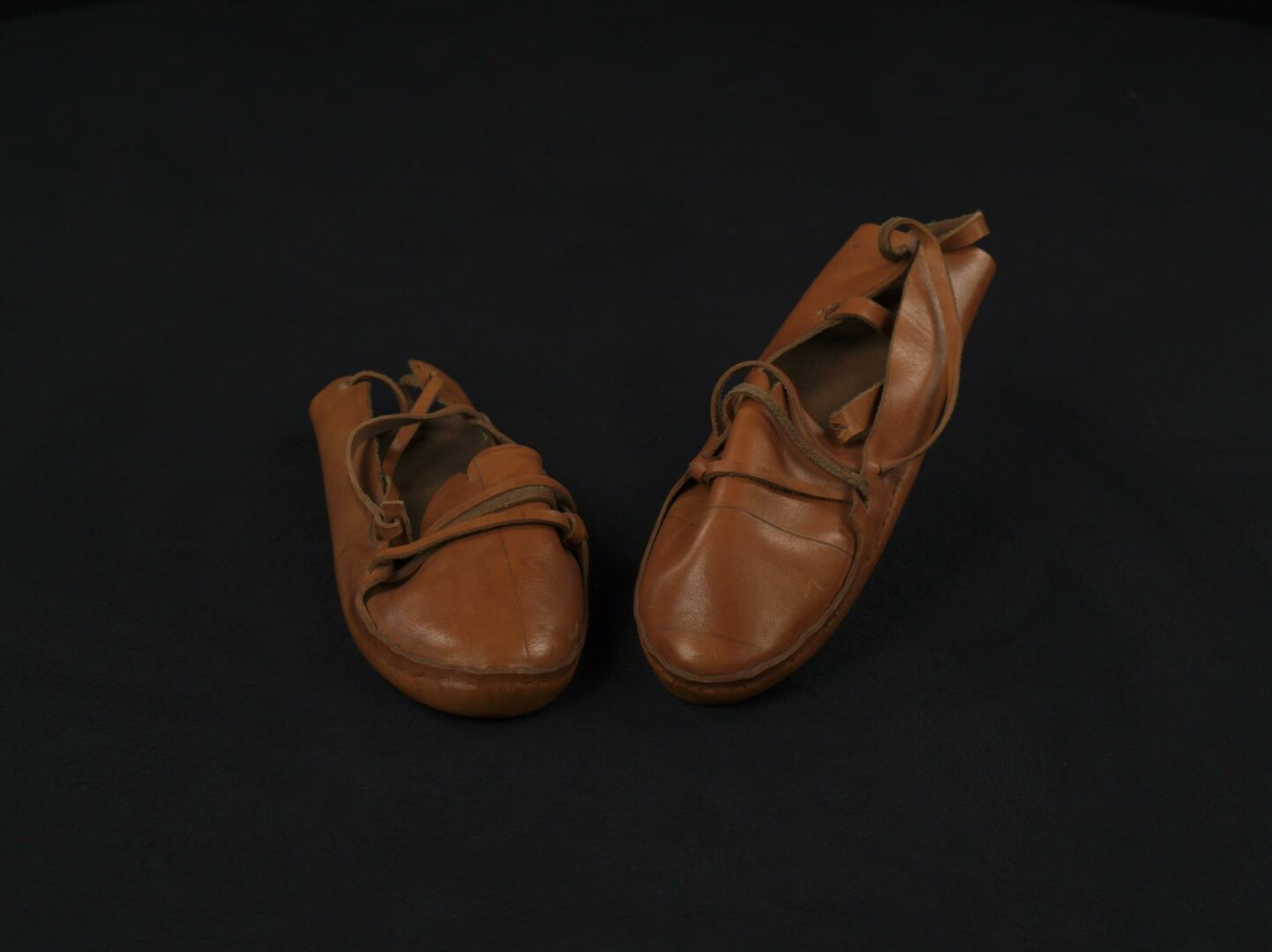 Krpce kožené mužské, pár