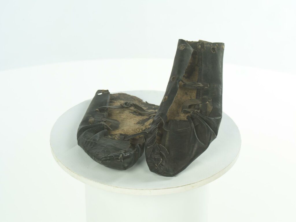 Krpce kožené, pár