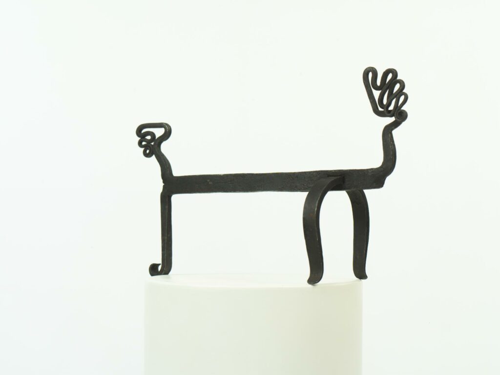 Figúrka kovaná zoomorfná