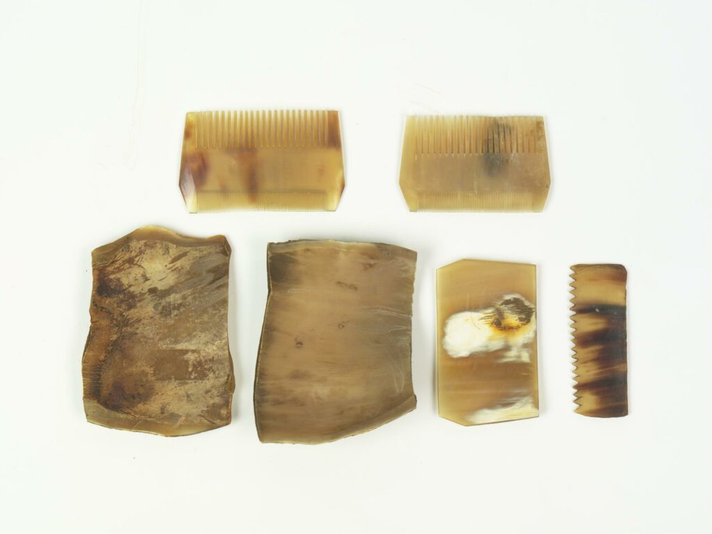 Postup výroby hrebeňa z rohoviny