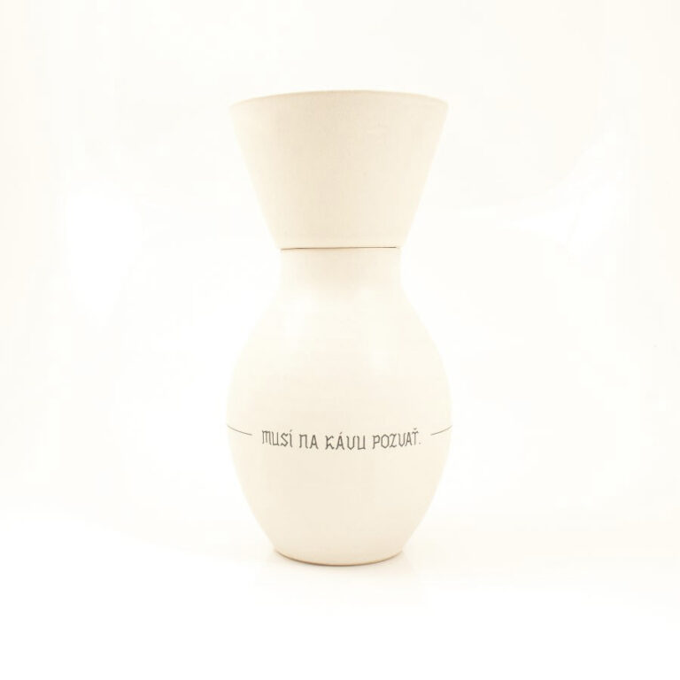 Stoneware container for filtered coffee “Kavej”